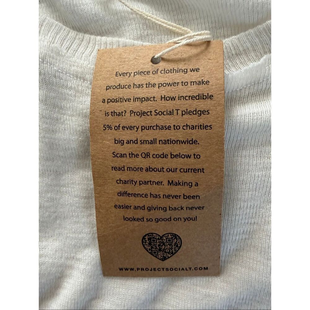 Project Social T Cherish Slub Tank in Cream Size L - Picture 11 of 12